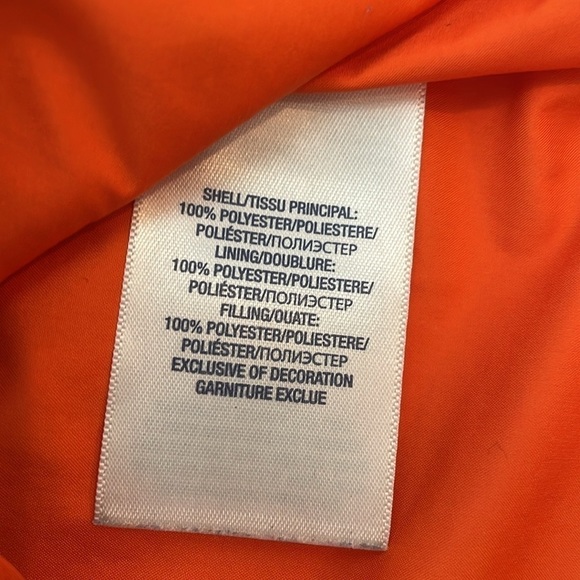 Polo Ralph Lauren Boys Orange Quilted Lightweight Jacket Size Medium 10-12 - Picture 4 of 6